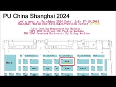 2200mm কাটিয়া প্রস্থ পিইউ ফোম কাটিয়া মেশিন অনুভূমিক বিভাজক স্বয়ংক্রিয় সিমেন্স ইলেকট্রনিক সার্ভো