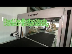 ফাস্ট ফোম প্রোফাইল কাটিং মেশিন ডবল ভাইব্রেটিং ইন্ডাস্ট্রিয়াল ফোম কাটিং মেশিন