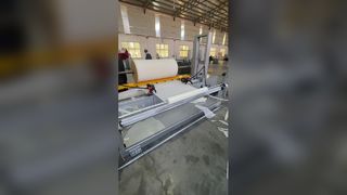 TDPA-2300 CNC ফোম পিলিং মেশিন 1-30 মিমি পুরুত্ব 0-130 মি/মিনিট PU নলাকার ফোম রোলসের জন্য
